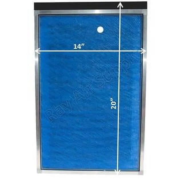 14x20 (3 Pristine with RAYAIR Pads Replacement Compatible Air Cleaner SUPPLY 14x20 Pack) Filter Refills