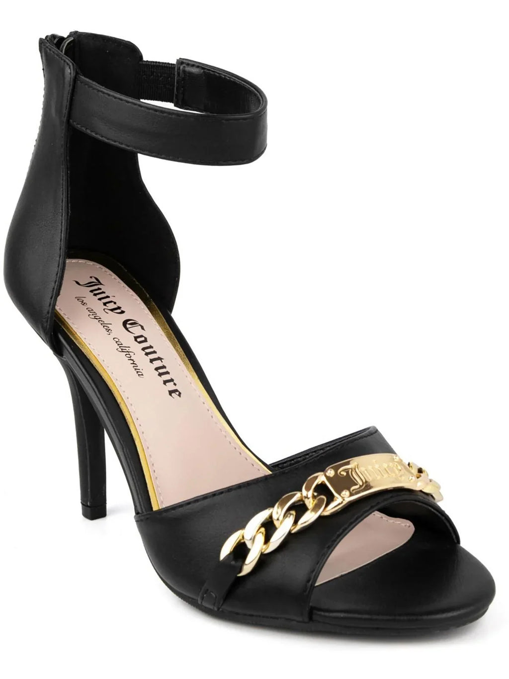 Faux MAIA Strap Leather Juicy Pumps Ankle Couture Womens