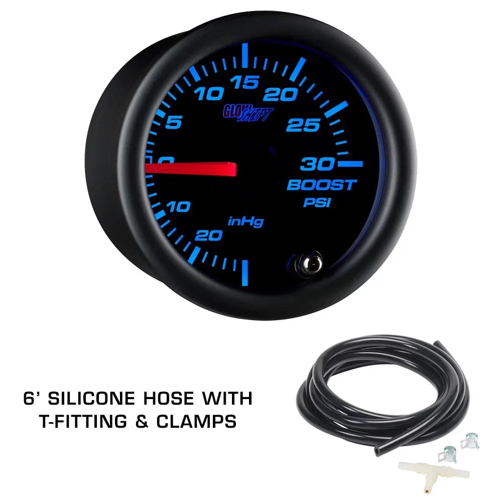GS5 Color Tinted GlowShift Package with Dashboard 7 WRX 2002-2007 Impreza Set Triple Fiberglass Gauge Subaru Gauge