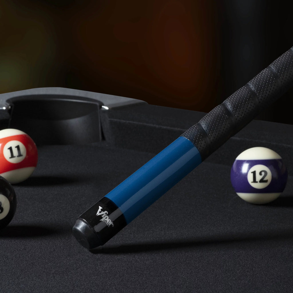 21 Blue, Ounce Cue, Billiard/Pool 58" Viper Pro 2 Grip Piece, Sure