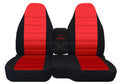 2004-2012 Truck Covers(60/40 Ranger/Mazda C5S-DC34-Designcovers Split Seat B-Series Red Fits Cotton and Ford Bench):Black