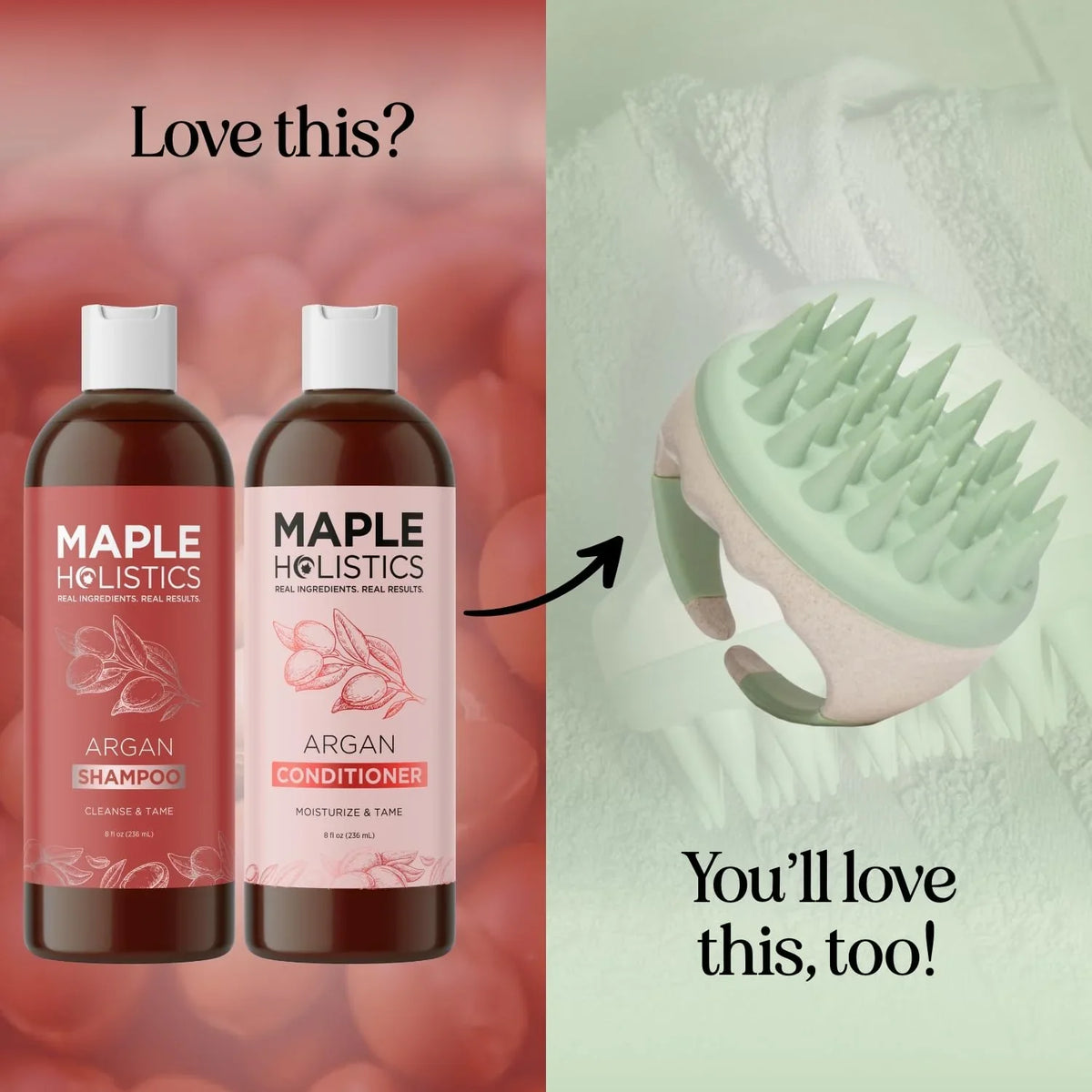 Conditioner for Oil Hair Free and Shampoo Sulfate fl and Conditioner Moisturizing Shampoo Argan - Care oz Shampoo 8 Hair Dry Frizzy Set, for Curly and Hair