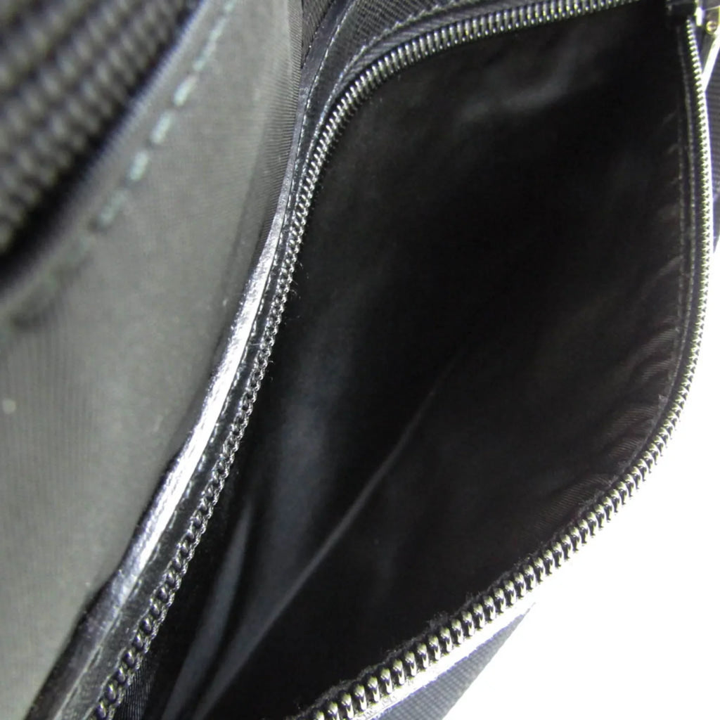 Shoulder Leather,Nylon Bag Prada Black Pre-Owned Women,Men (Good)