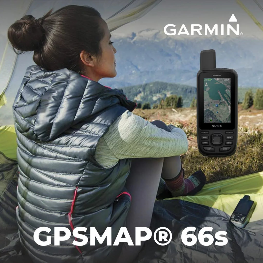 GPSMAP Garmin Handheld Bank Multisatellite Rugged Power with GPS 66s 3"