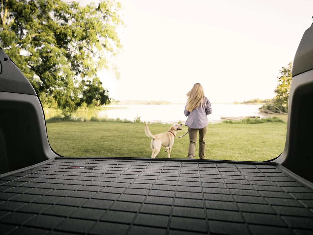 Ford Behind Row Tan - Edge 2nd Trunk Seating WeatherTech compatible Edge Liner ST, with Cargo