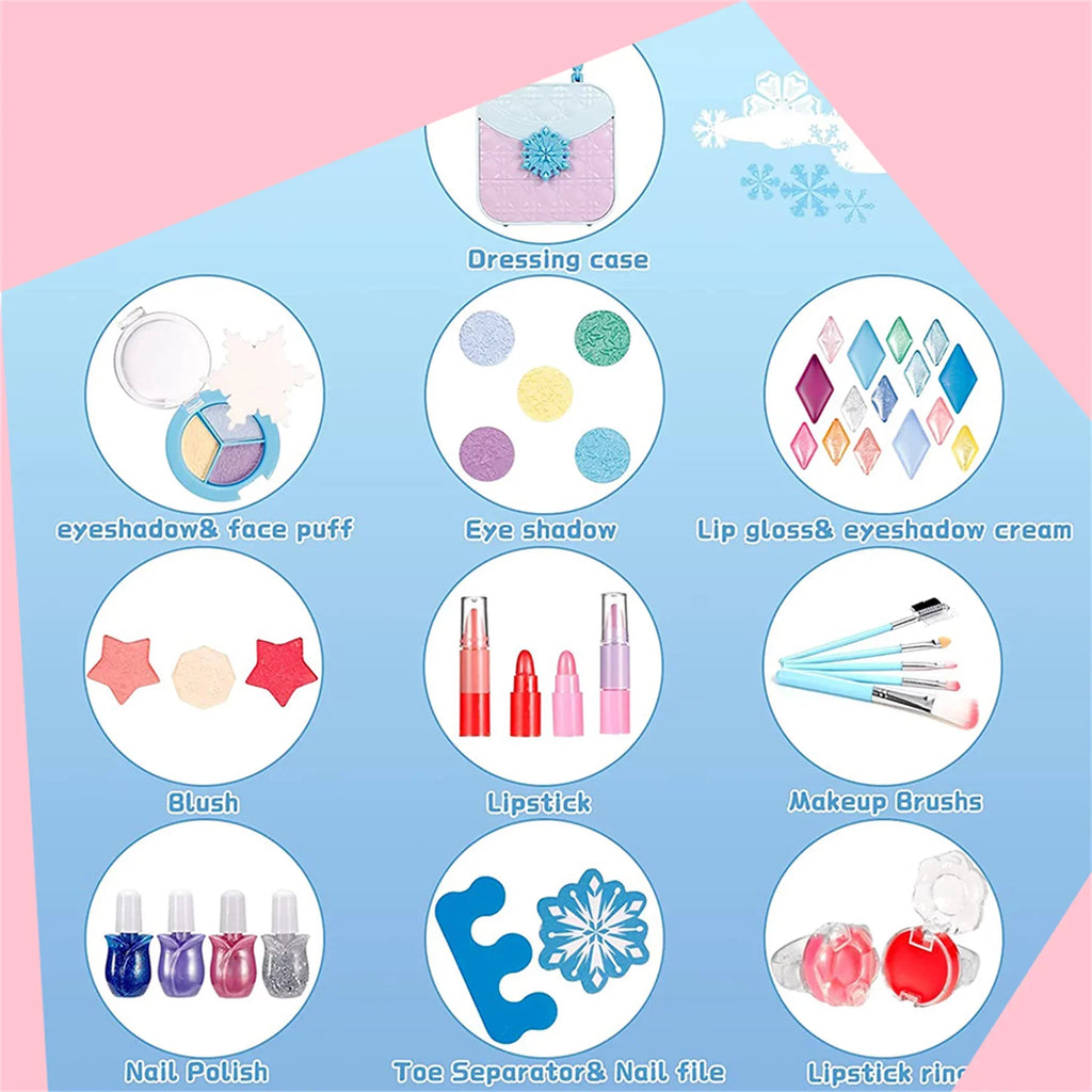 Kit Kids Frozen Girl Set for Makeup Makeup