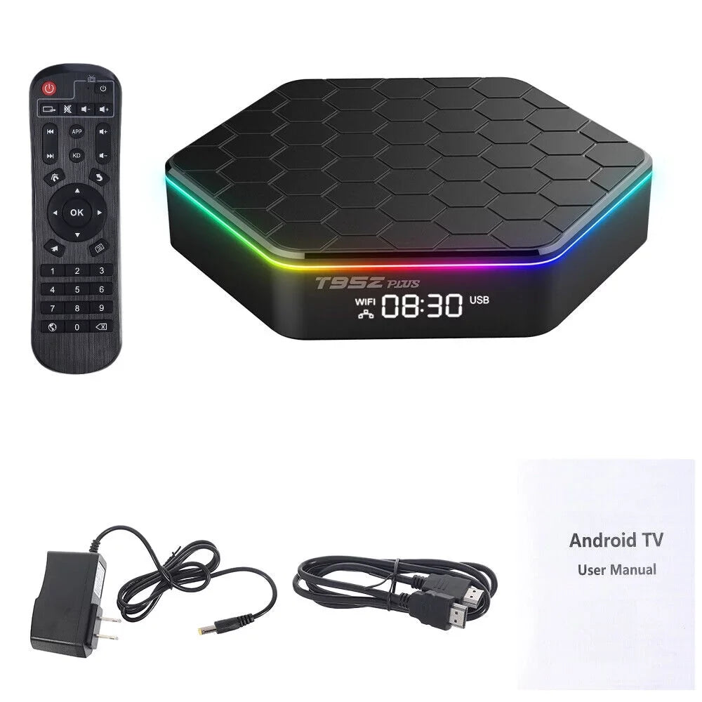 JahyShow Plus 12.0, Player, - 4+128G HD Upgraded TV 6K Stream Android Smart T95Z Box
