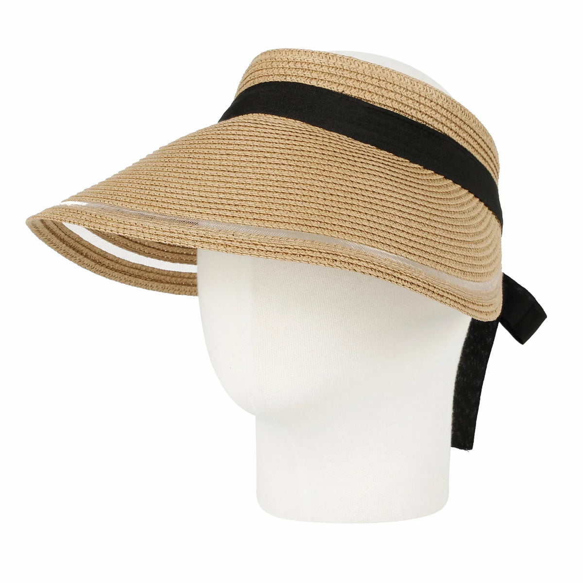 Beach Summer WITHMOONS Sun (Beige) Visor Brim Wide Hat Womens SLV1280 Packable