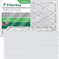(5-Pack) MERV Furnace AC Pleated Air HVAC Filterbuy 8 Filters 8x24x4