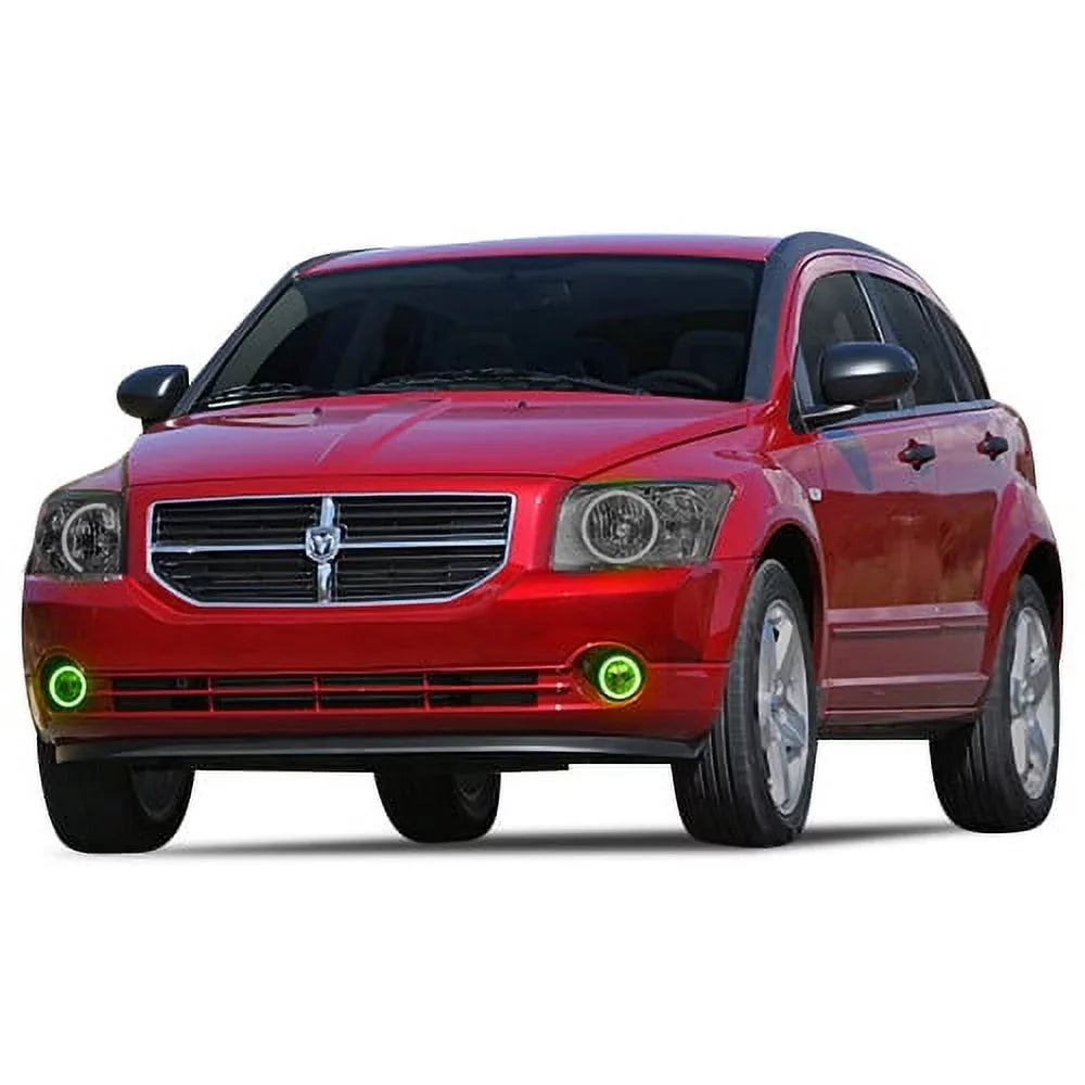 Halo V.3 Remote Fog Multi Kit Fusion Color LED Dodge 07-12 with RGB Change Color for Caliber Light Wifi Flashtech Ring