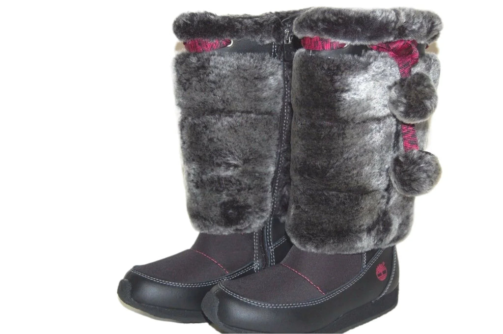 size Boot 59794 Black Medium Youth Timberland US Fur Preschool Tall Winterberry 13.5
