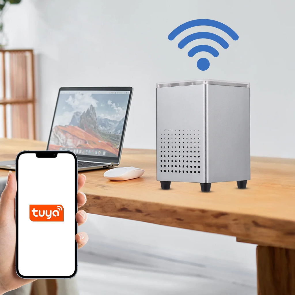 Smart Radon Office Tuya WiFi Radon Tester Sound Alarms Data Professional Professional Tester Monitor Pristin APP Sensitively Alarms Radon Indoor WiFi Indoor APP Detector,Radon Room Quickly