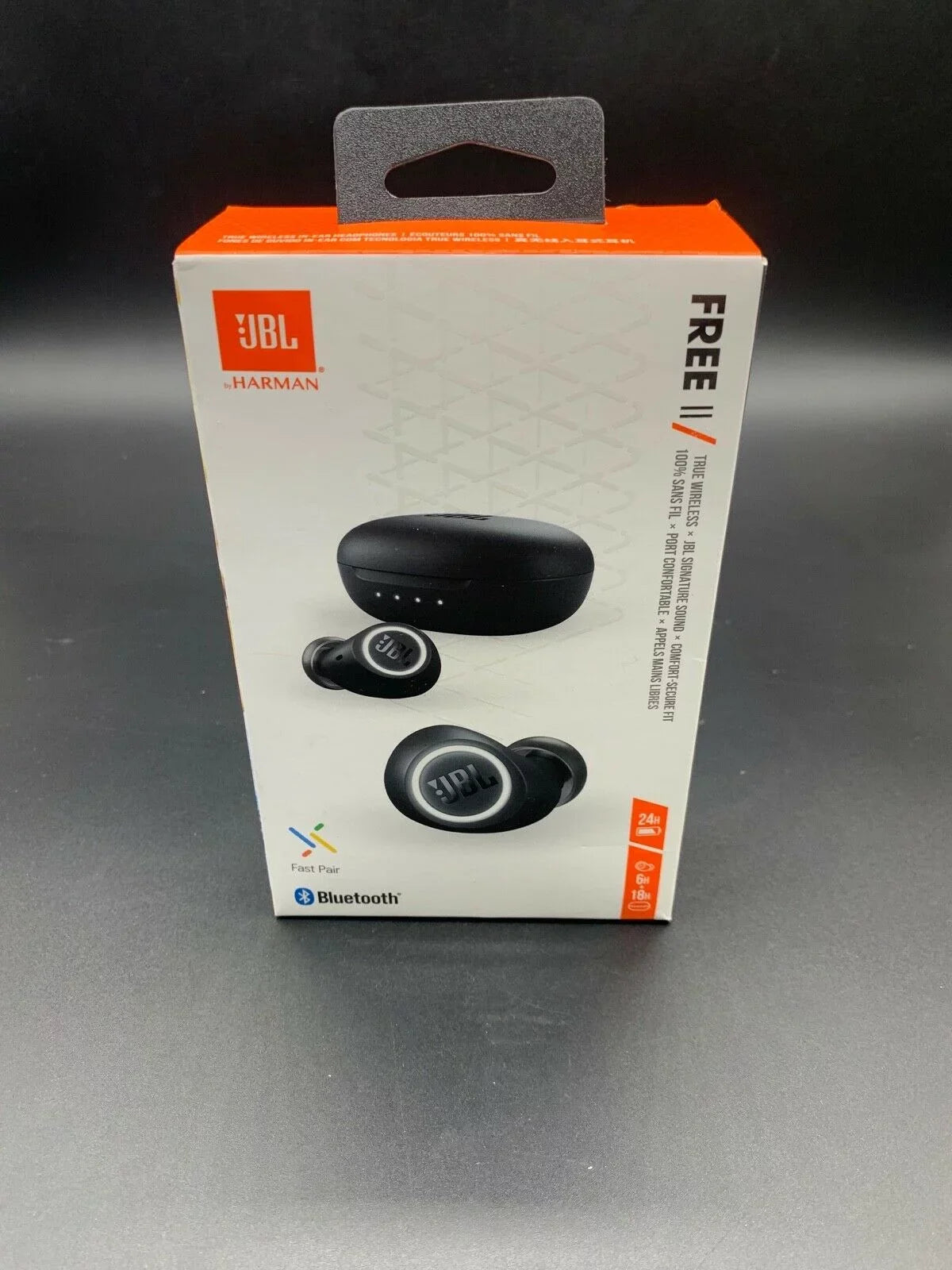 In-Ear Truly Headphones II Wireless Bluetooth JBLFREEIITWSBLKAM (Refurbished) Black Restored JBL Free -