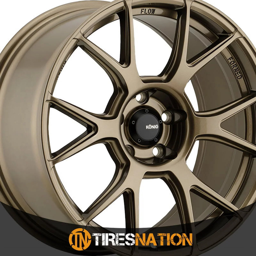 Bronze Ampliform 56BZ Gloss Konig Wheel 4x100 (45mm) 17x8