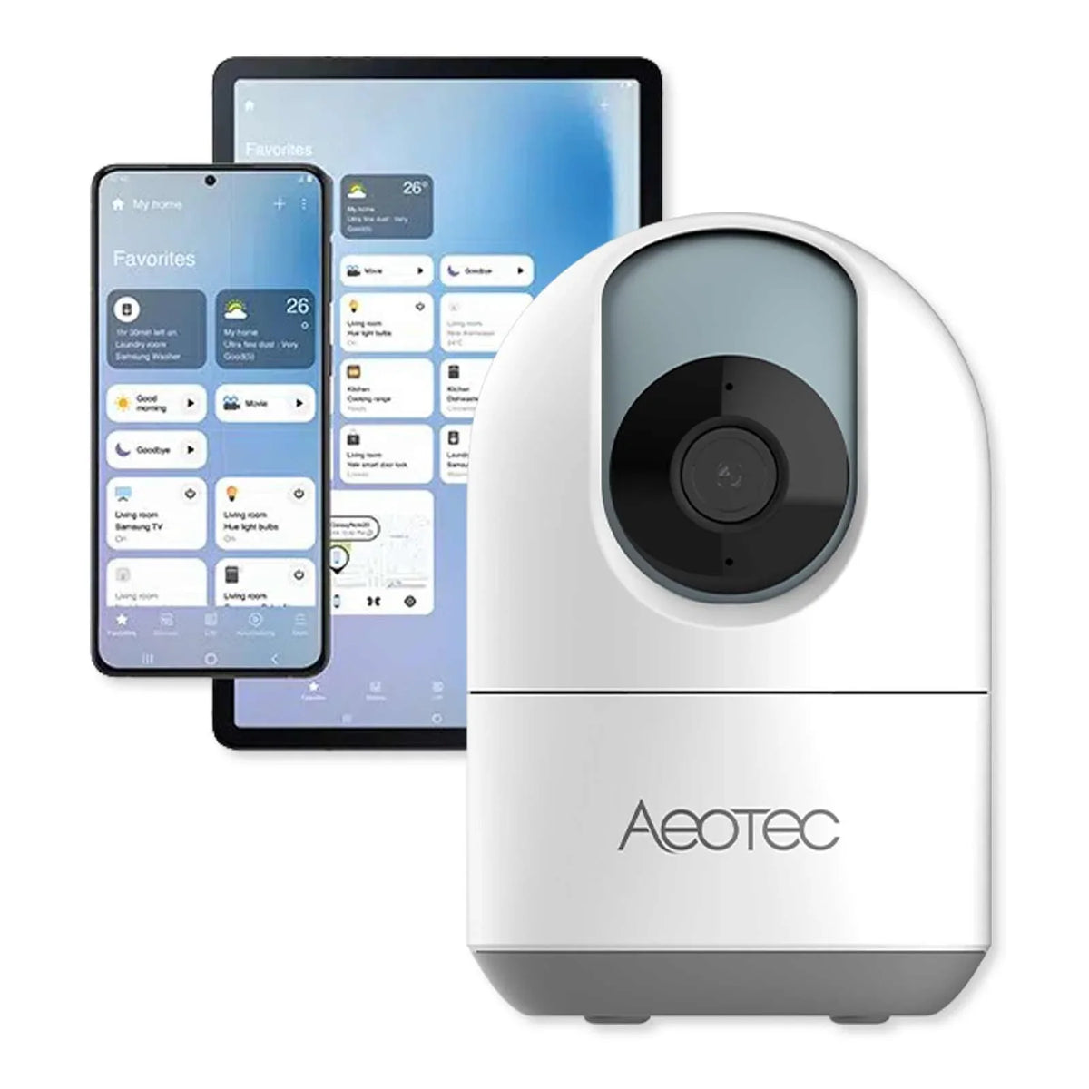 HD GP-AEOCAMUS Aeotec Wi-Fi Indoor Cam 360 Camera
