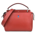 handbag e55932a leather Fendi Pre-Owned (Good) ladies FENDI bag silver red shoulder dot com