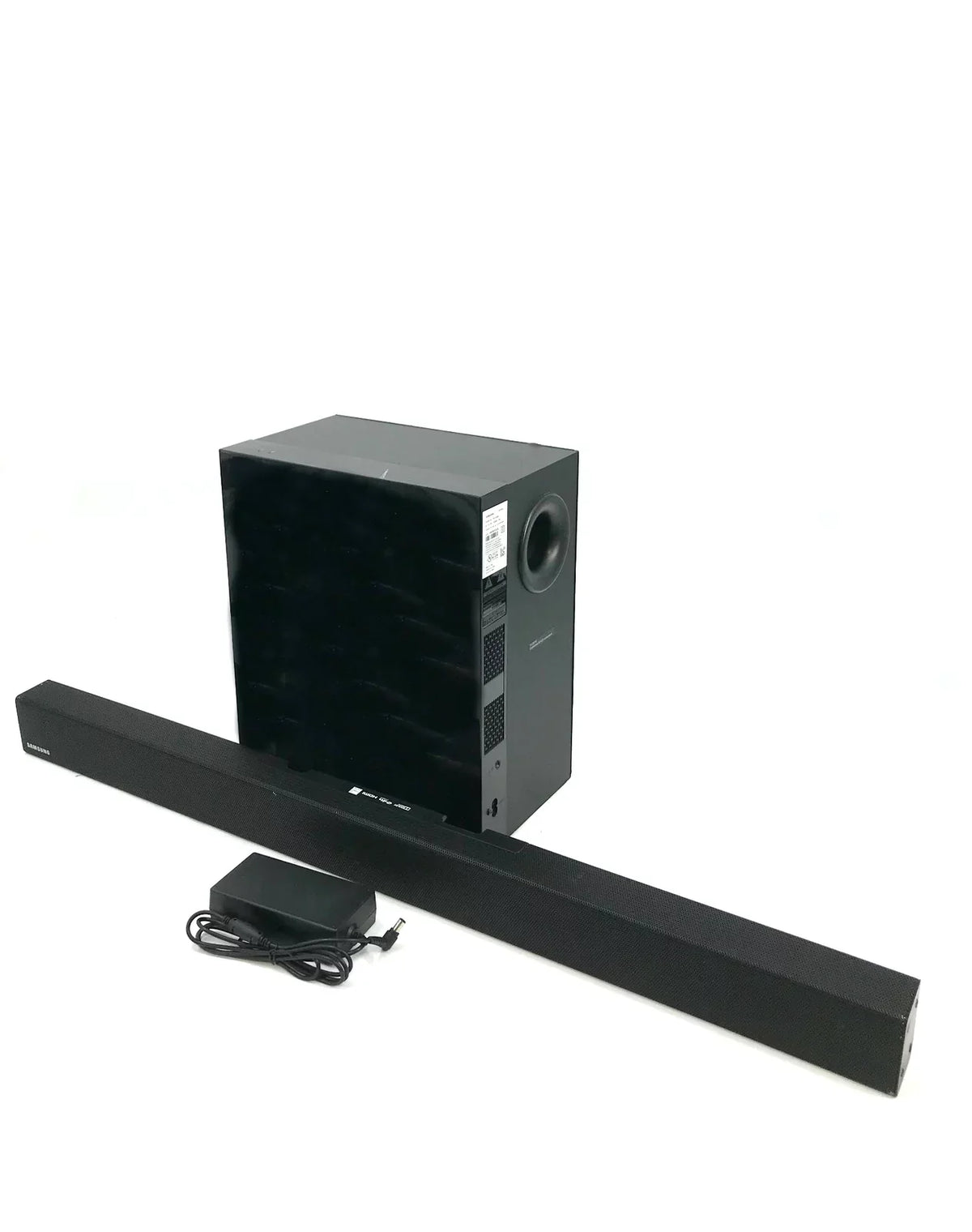 Samsung Used Black Soundbar with - Subwoofer Samsung PS-WK450 #U2761 HW-K450