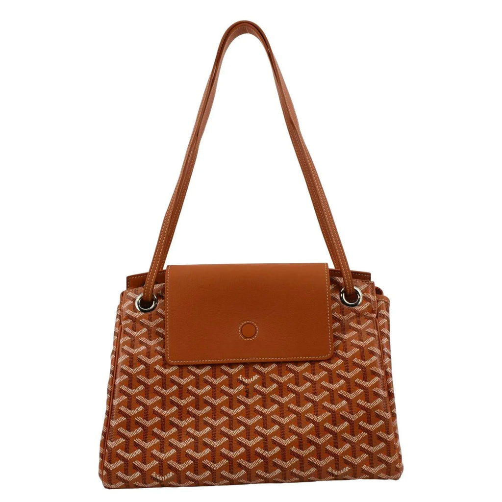 Bag GOYARD Canvas Rouette Orange Shoulder Soft Pre-owned