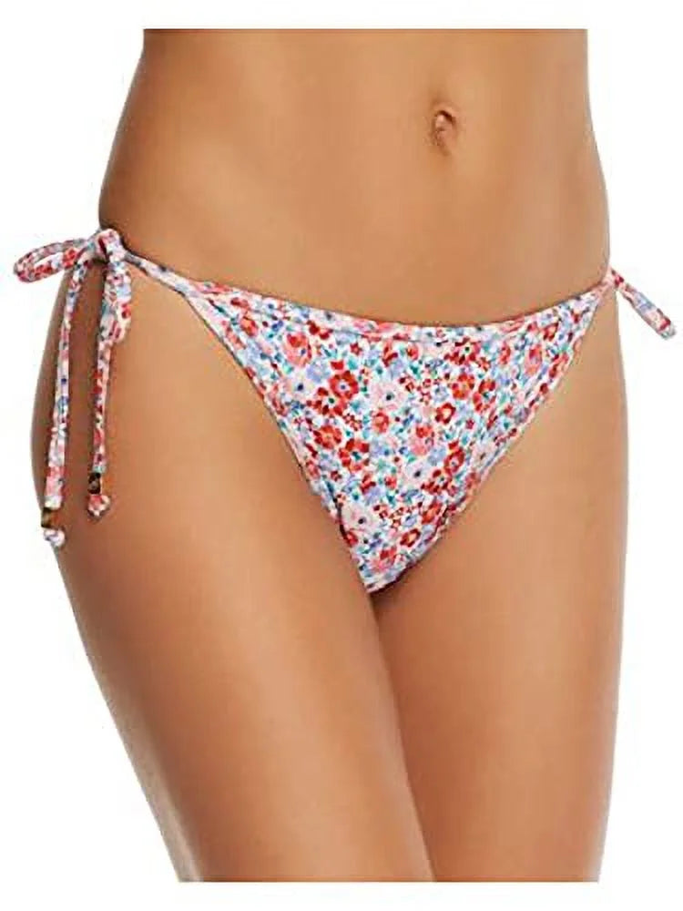 S Women's Shoshanna Swimwear Bikini Bottom Magenta Floral