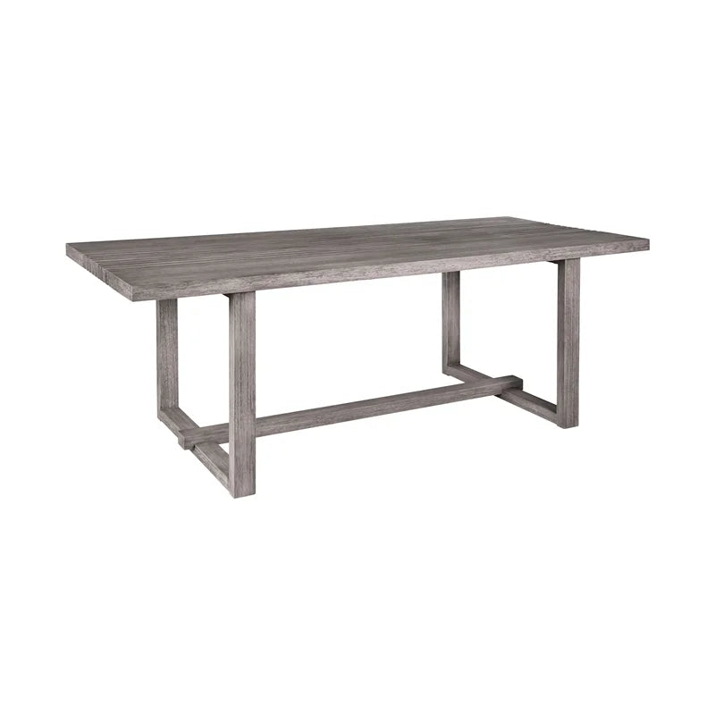 Eucalyptus Piece Set Island Live Edge Outdoor Dining 5 in Glendora and Rope