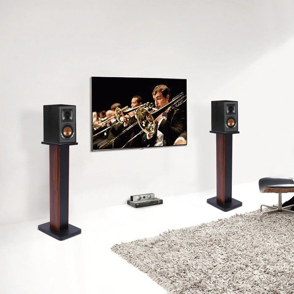 Speaker 2x28" Multimedia Monitor Theater Home Speaker Stand Studio Holder Stands