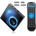 Living JahyShow Ease TV Smart Box - Streaming Quad-Core 4GB+64GB, Android T95 Room, 10.0 Media,
