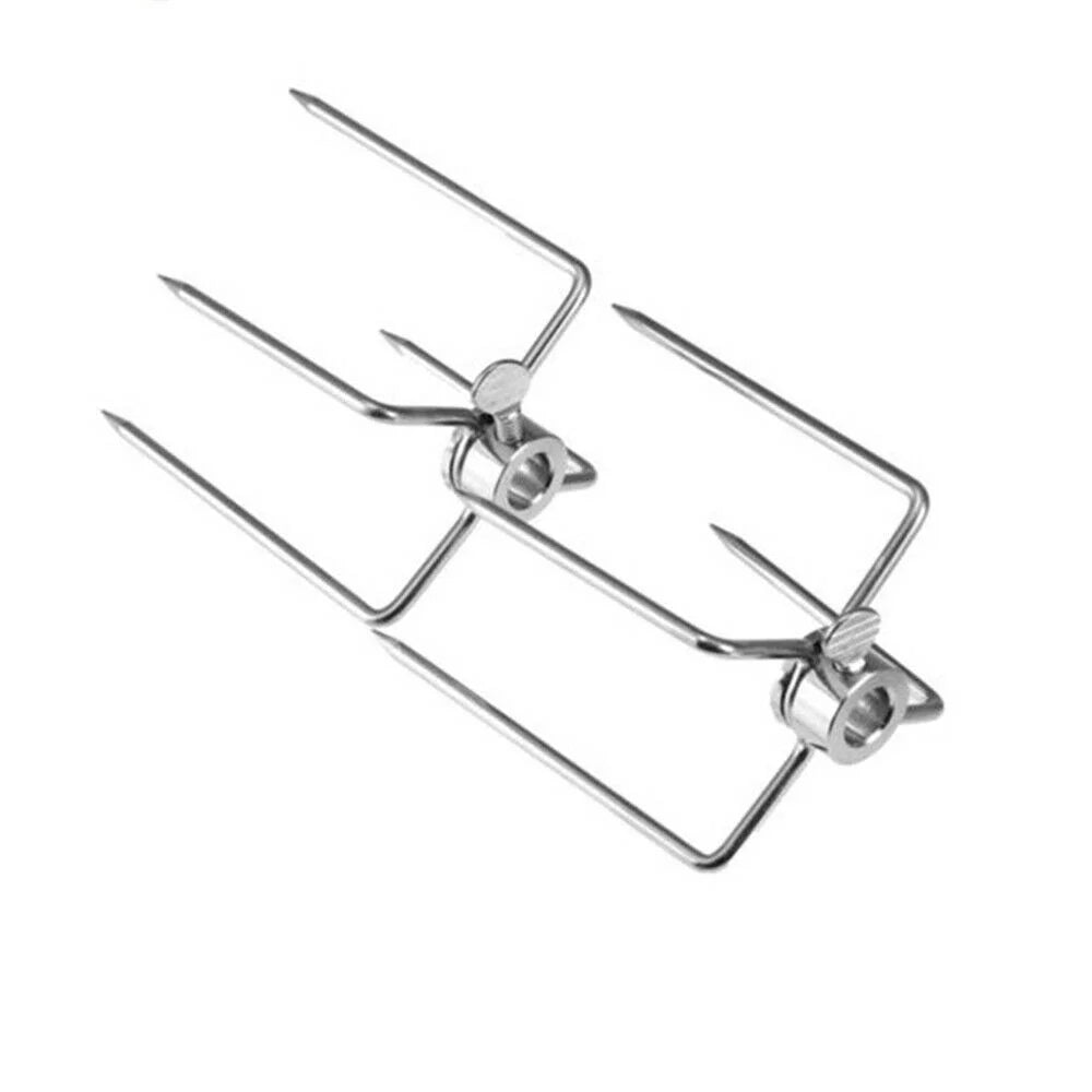 Spit Grill Roaster Outdoor Barbecue Steel Rotisserie Kit Motor Rod Stainless Electric BBQ