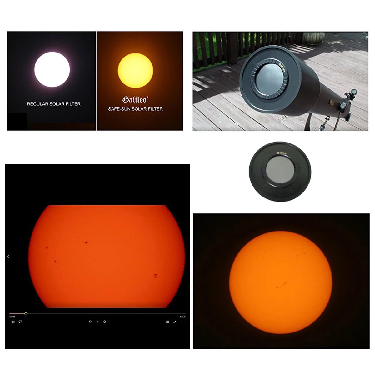 Filter 800mm and Solar telescope x 60mm Adapter Smartphone Day/Night with Cassini kit Cap
