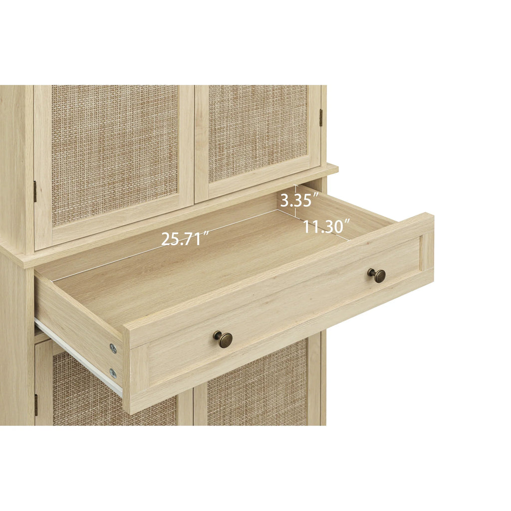 Inner Cabinet Drawer, Shelves, with with Storage 4 1 4 Door Adjustable Cabinet