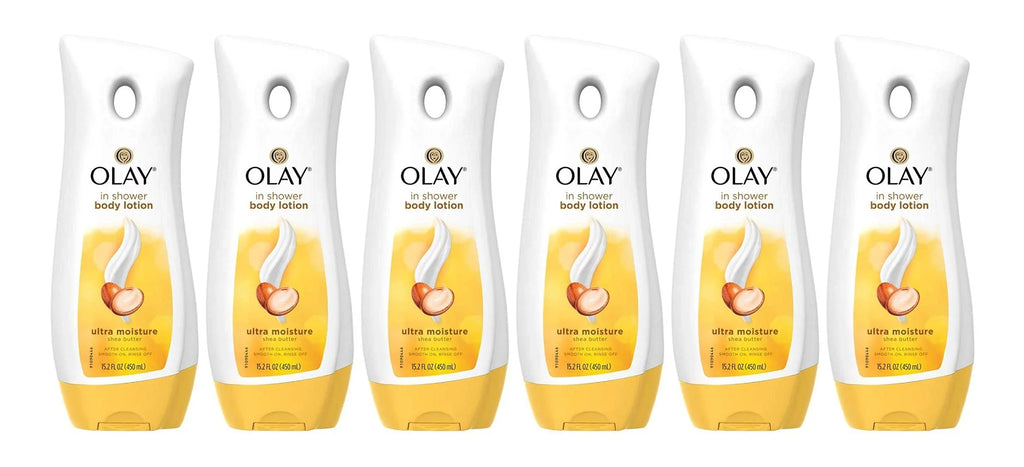 Pack) 15.2 Moisture Butter In-Shower (6 Ultra Ounce Olay Shea With Lotion (449Ml)