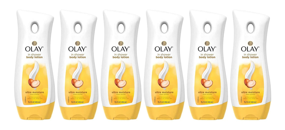 Pack) 15.2 Moisture Butter In-Shower (6 Ultra Ounce Olay Shea With Lotion (449Ml)