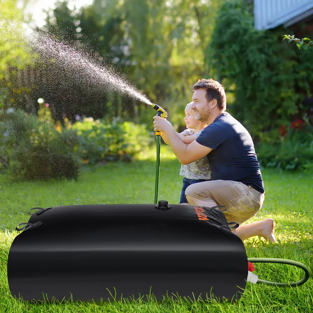 Bladder Storage Bag,143 Tank Gallon Bladder Storage Water Including and Portable Kit,Water Spigots Water Rainwater Overflow Large PVC Capacity Water BENTISM Containers,1000D