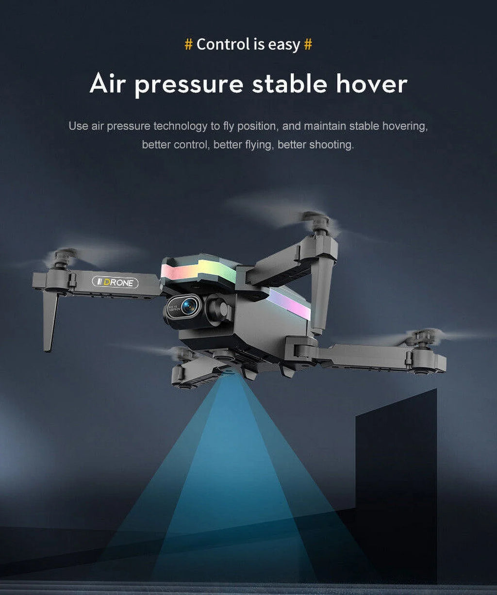 '- Photography JahyShow 4K Aerial SkyCapture Black Camera Quad Folding with Dual HD Pro Mini Drone -