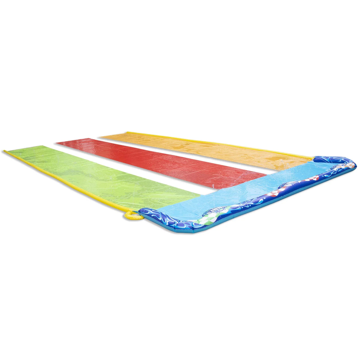 Water - Racing Side-by-Side-by-Side Triple 16 Slide Racing Banzai Fun! Tag Feet