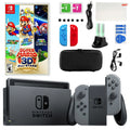 Mario Accessories Switch in Gray and Nintendo Kit Super Star 3D Game All with