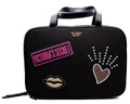10 Interior 1/2" Secret Makeup 1/4" x W Compartments, 7 Zip Hook; H with 3 Victoria's x L 1/2" Jetsetter Patch 2 Travel Case