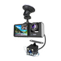 Car Recorder Auto Recording with Dash Safety Camera 3 Cameras, Camcorder, Video Driving Nebublu