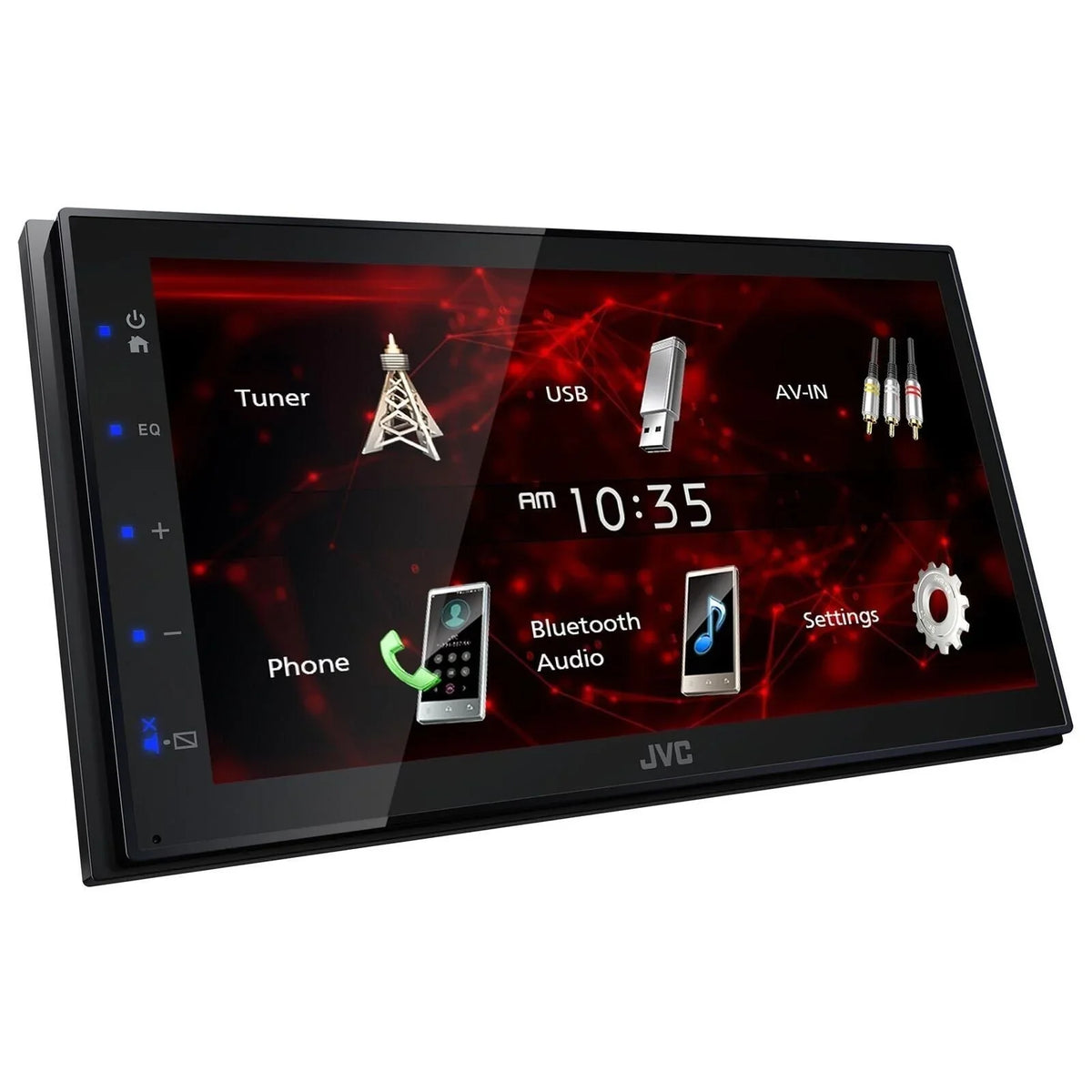 '+ For Mirroring Media Player USB JVC 6.75" Bluetooth Camera 2 Android DIN KW-M180BT Backup