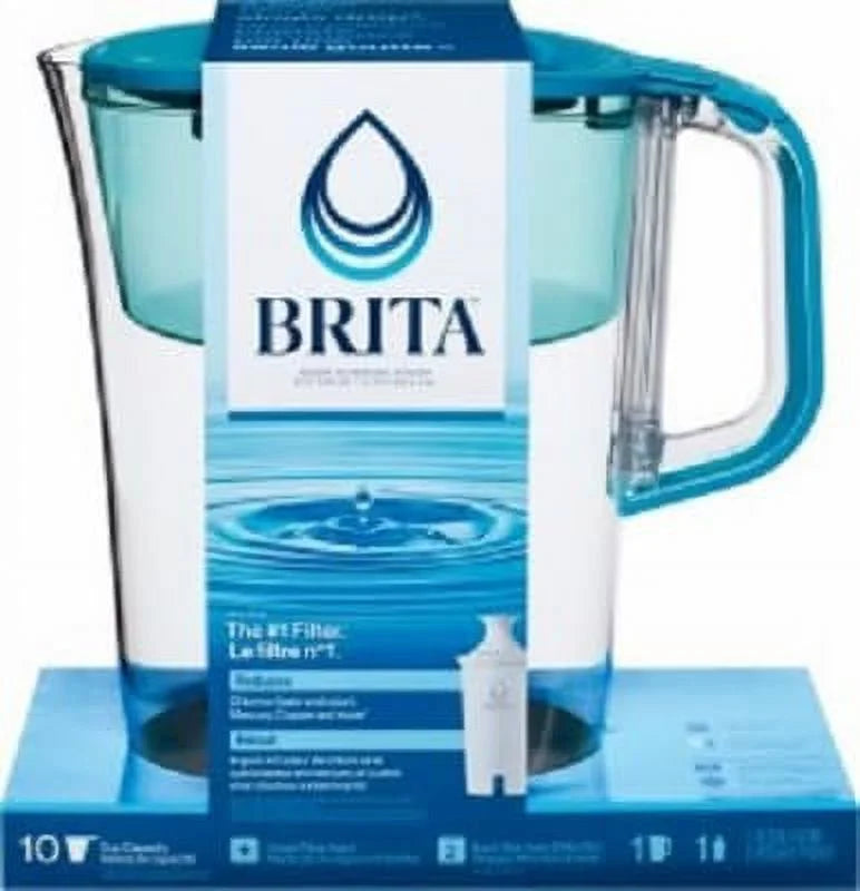 '- + 2 50686 Cup Water Capacity Filter, Quantity Brita 10 Filter Pitcher