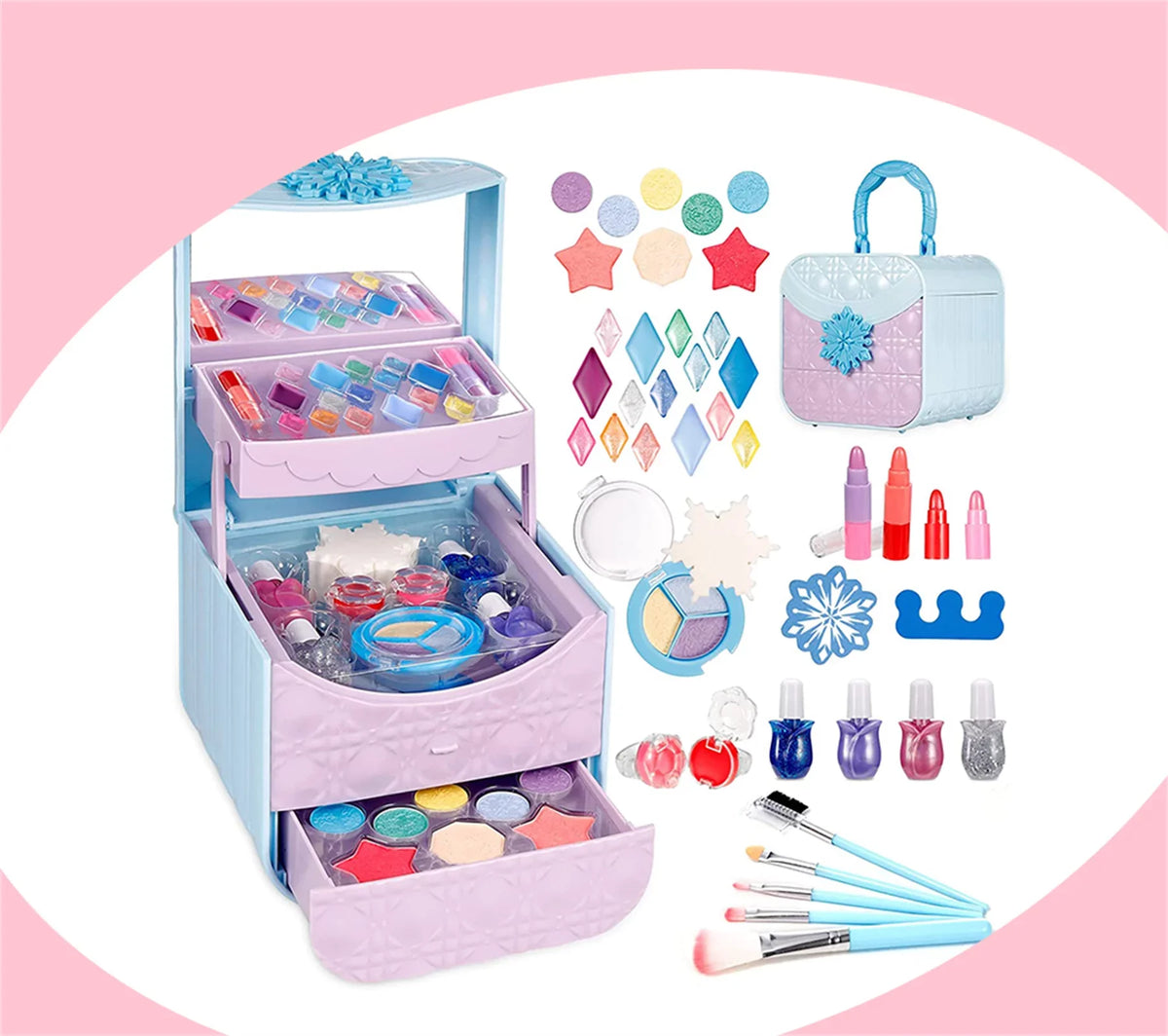Kit Kids Frozen Girl Set for Makeup Makeup
