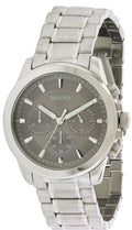 Stainless Bulova Steel Mens Watch Chronograph 96A180