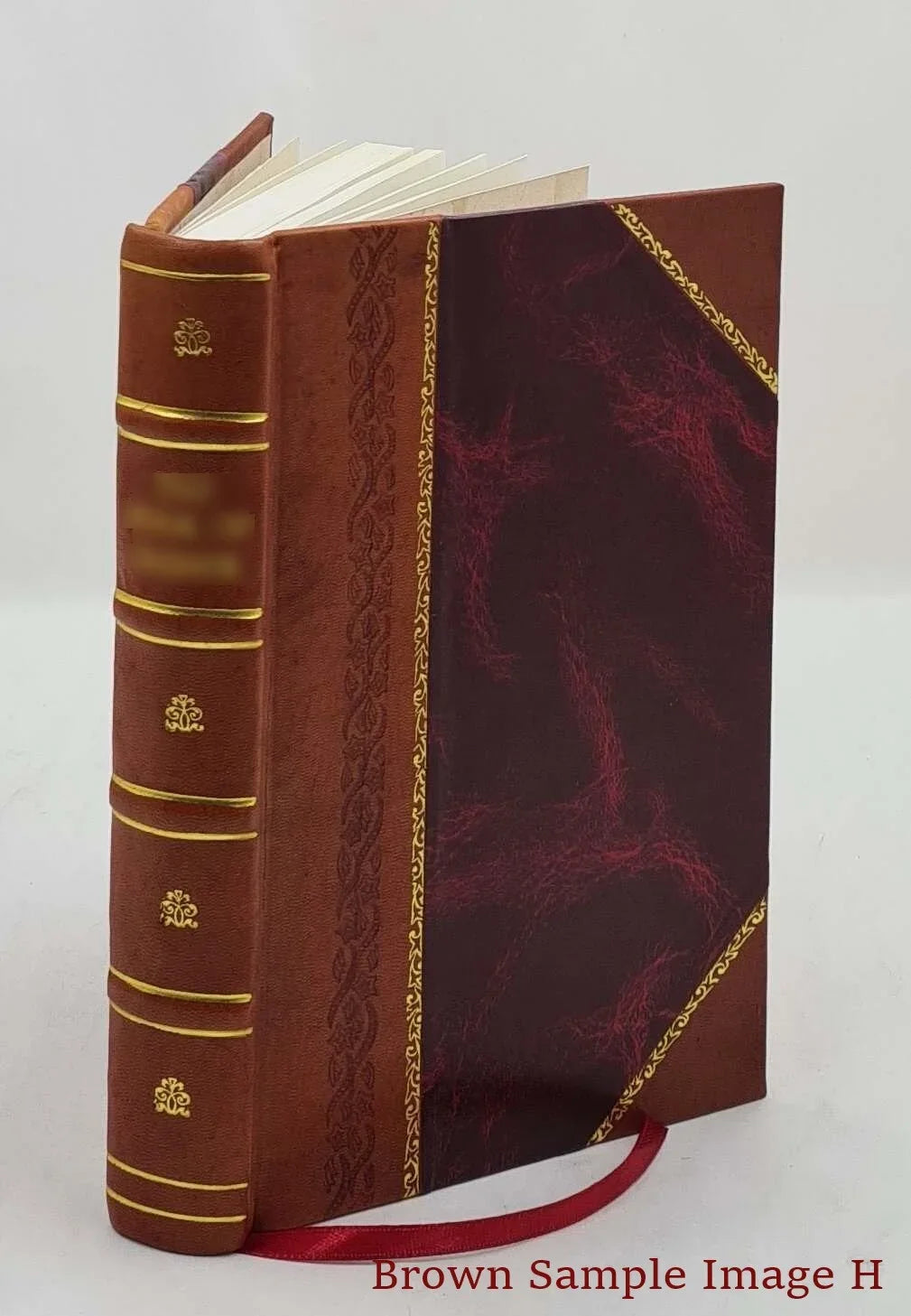 Captai surveying the commanded H.M.S. by Fly of [Leather Bound] Narrative voyage