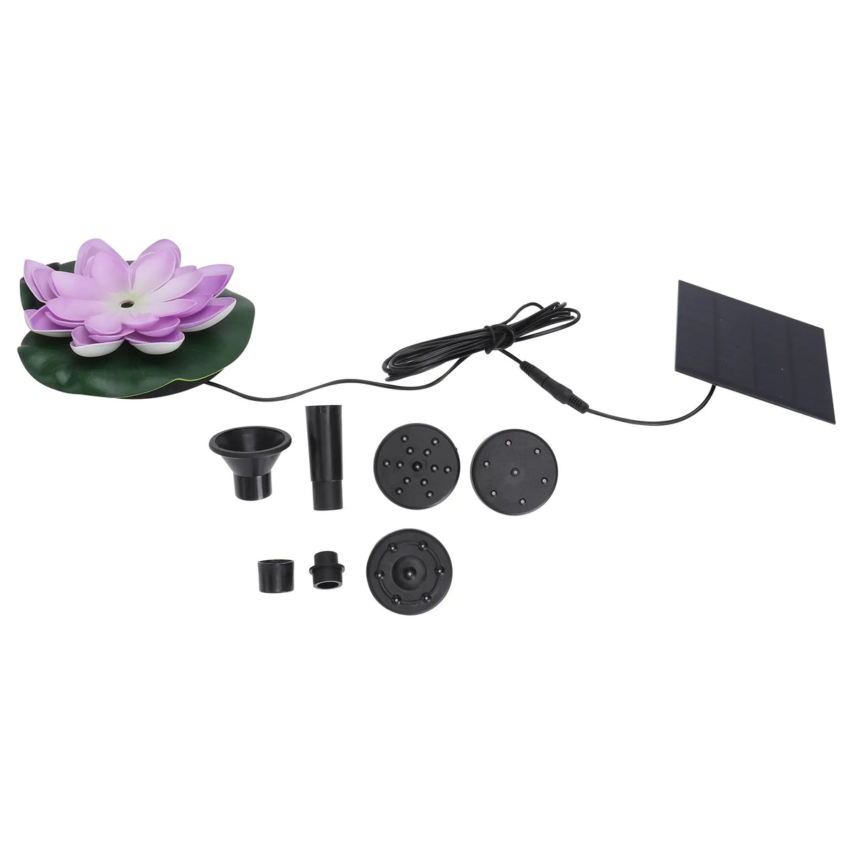 Waterscape Lotus 1 Fountain Pond Gongxipen Outdoor Floating Solar Fountain Set Fountain