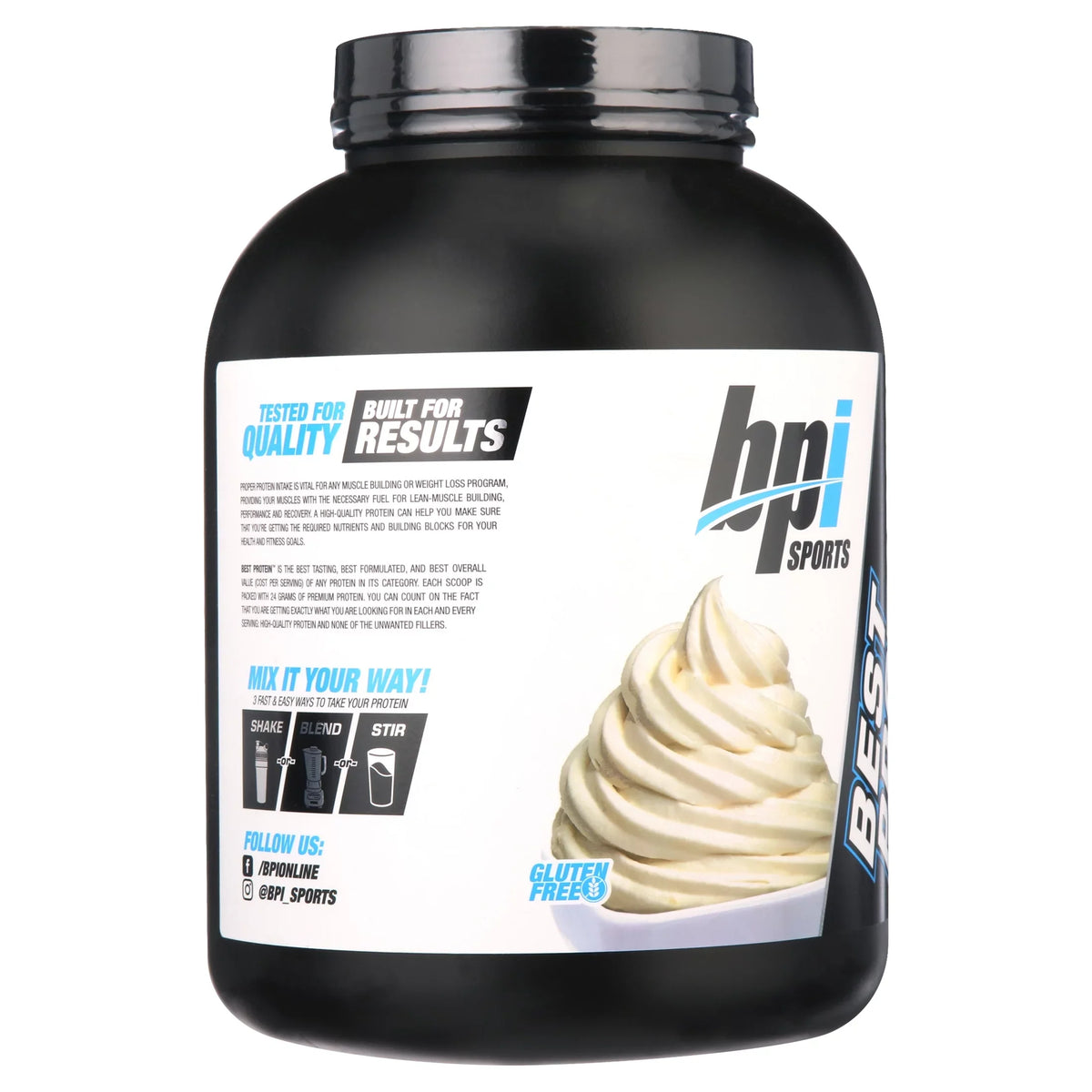 Servings Vanilla 72 Protein Sports BPI Swirl, Best Protein