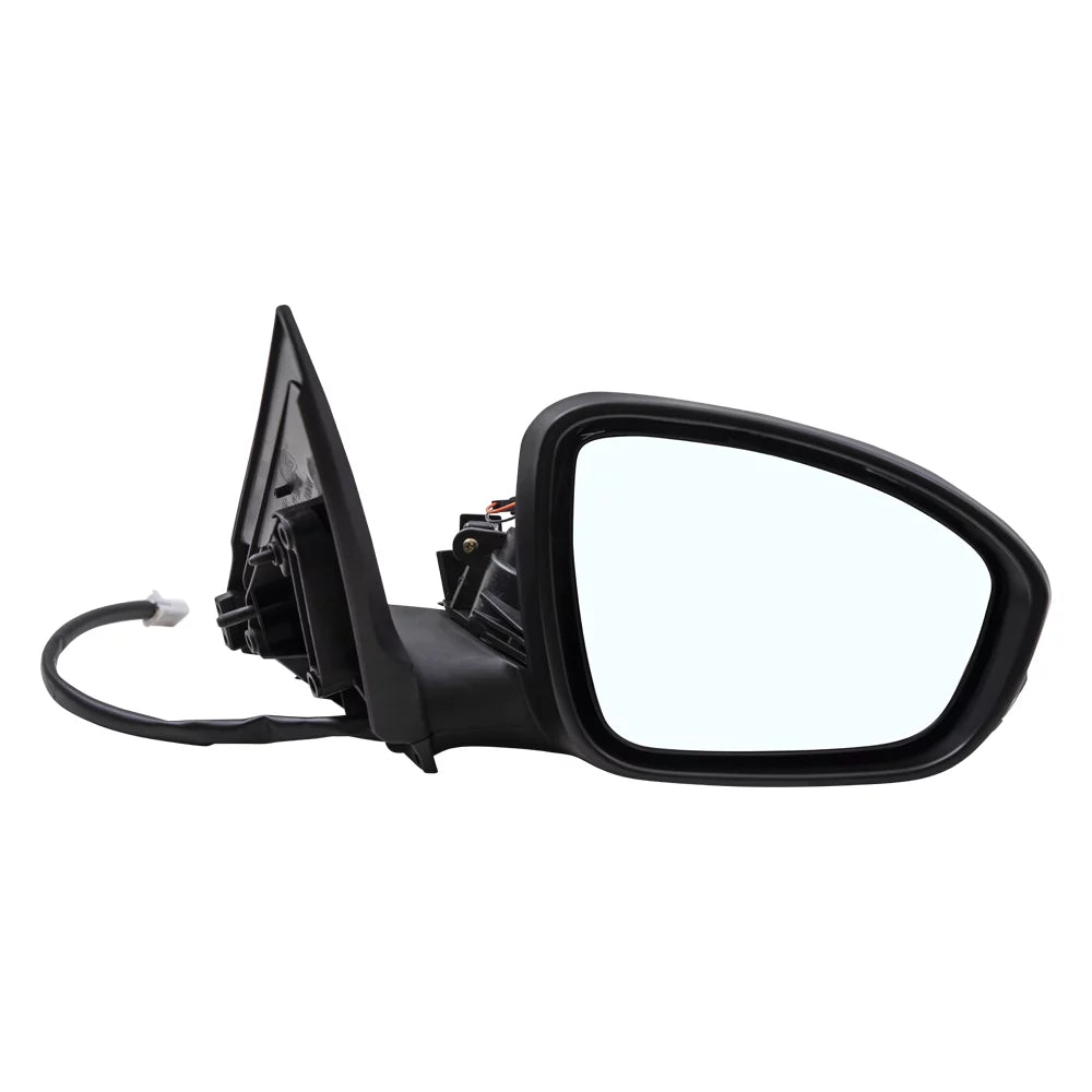 Mirror Heat-Signal-Camera Replacement Paint 2020-2021 Sentra Black To Brock Aftermarket Passenger Right Compatible With Nissan With Power Match