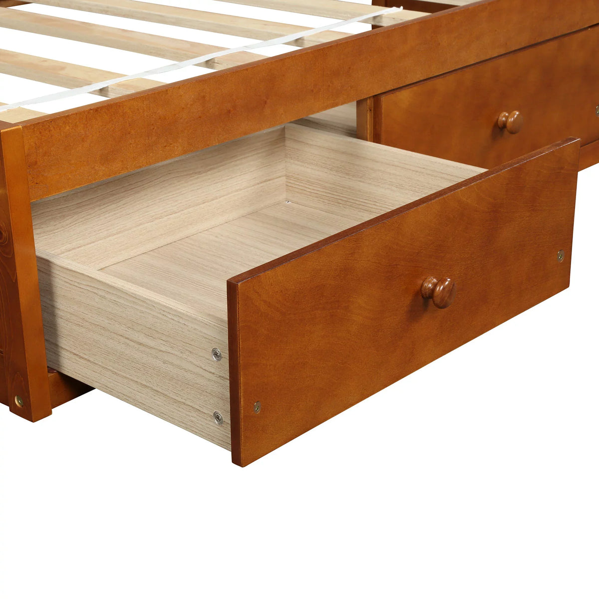 Twin Oris - Bed Size Oak Wooden Platform