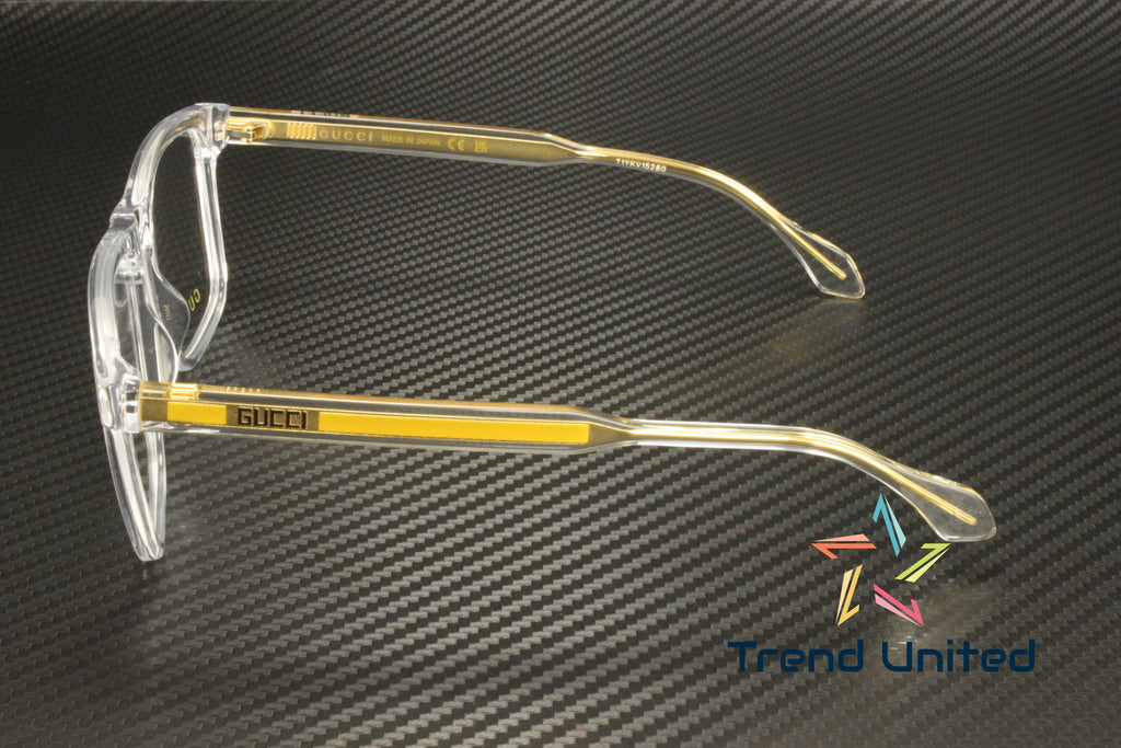 Eyeglasses 005 GG0561ON Squared GUCCI Crystal Rectangular Demo mm Lens 54 Men's