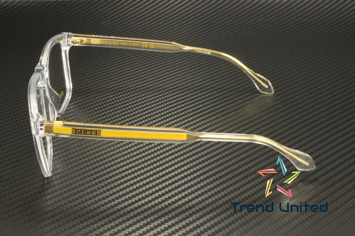 Eyeglasses 005 GG0561ON Squared GUCCI Crystal Rectangular Demo mm Lens 54 Men's