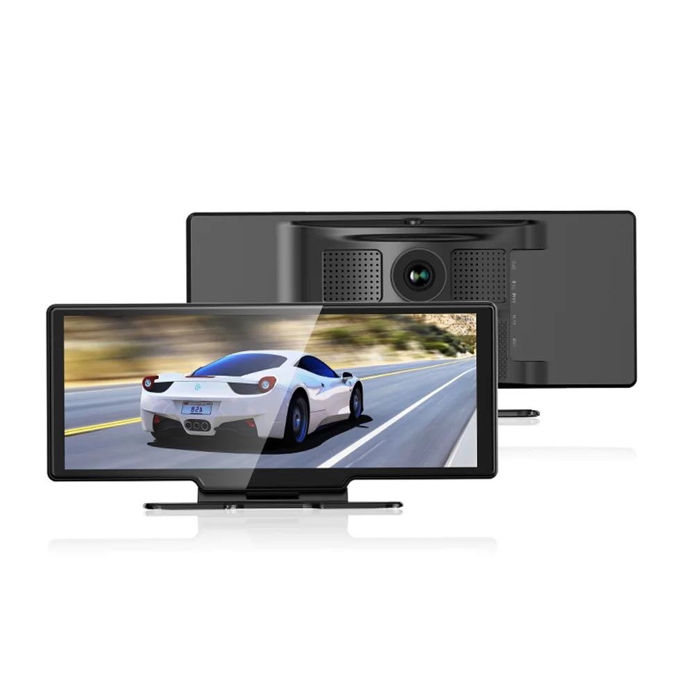 WiFi, DVR Dash 10.26 Carplay Auto Dash & Hands-Free Front Loop Recorder, Inch G-Sensing, Android Rear for Camera 4K Driving Recording, Calling Touchscreen,