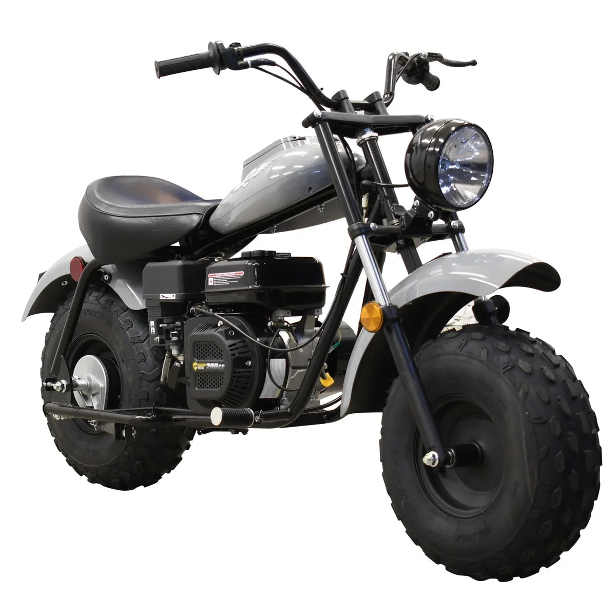 Powered Mini (Gray) MB200 200cc Motor 6.5HP Bike Massimo Motorcycle Gas